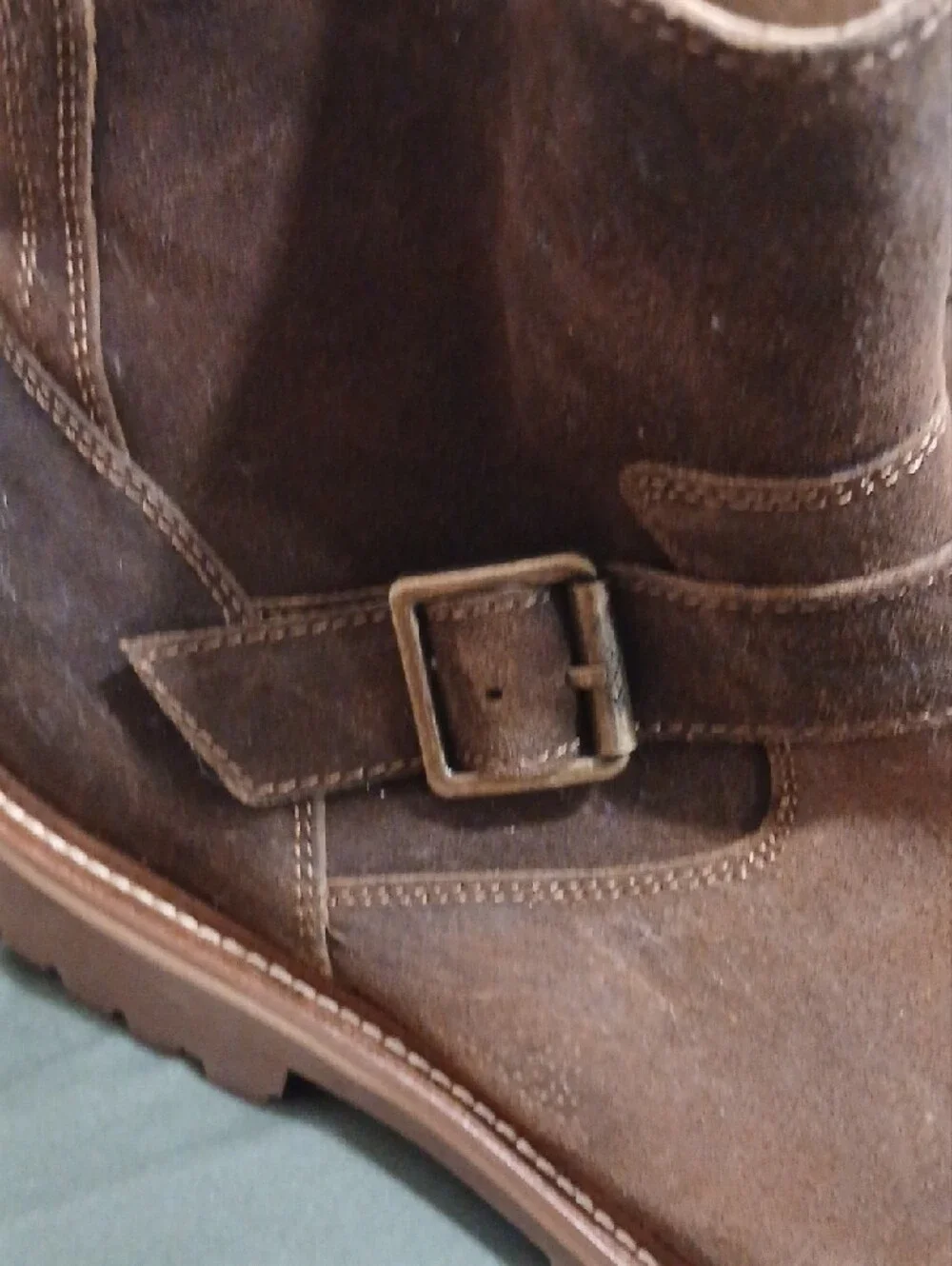 Banana Republic Brown Suede Chukka Zip Boots
